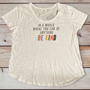 Maurices BE KIND Graphic Tee T-Shirt Womens Large
